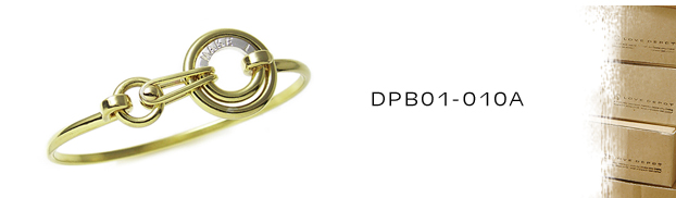 DPB01-010A真鍮シルバーブレスレット：メンズorLady's