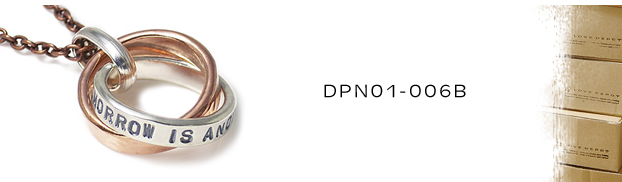 DPN01-006B銅シルバーネックレス：メンズorLady's