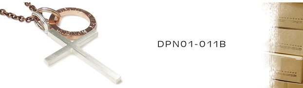DPN01-011B銅シルバーネックレス：メンズorLady's