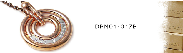 DPN01-017B銅シルバーネックレス：メンズorLady's