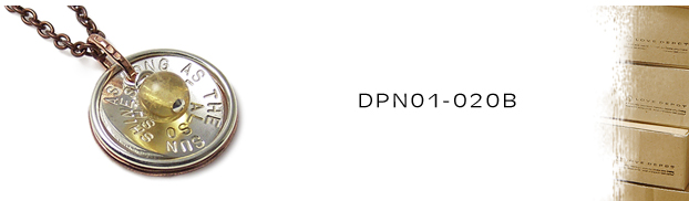 DPN01-020B銅シルバーネックレス：メンズorLady's