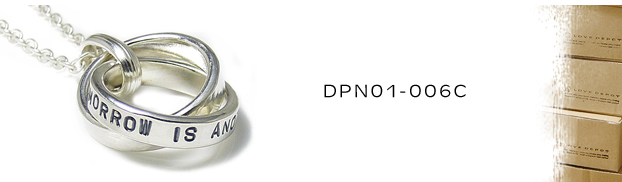 DPN01-006Cシルバーネックレス：メンズorLady's
