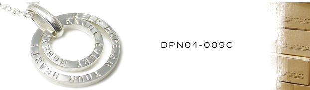 DPN01-009Cシルバーネックレス：メンズorLady's