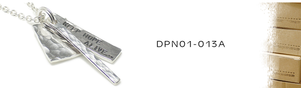 DPN01-013Aシルバーネックレス：メンズorLady's