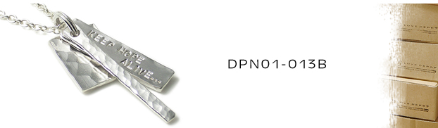 DPN01-013Bシルバーネックレス：メンズorLady's