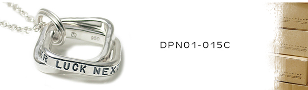 DPN01-015Cシルバーネックレス：メンズorLady's