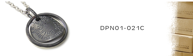 DPN01-021Cシルバーネックレス：メンズorLady's