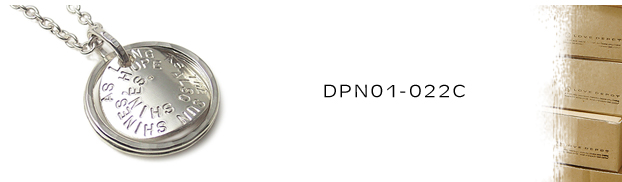 DPN01-022Cシルバーネックレス：メンズorLady's