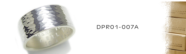 DPR01-007Aシルバーリング：メンズ＆lady's