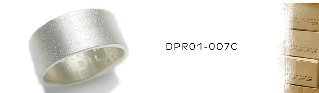 DPR01-007Cシルバーリング：メンズ＆lady's