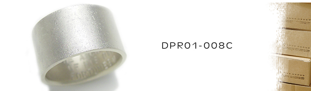 DPR01-008Cシルバーリング：メンズ＆lady's