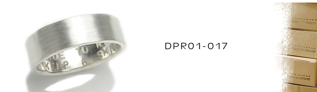 DPR01-017シルバーリング：メンズ＆lady's
