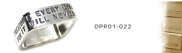 DPR01-022シルバーリング：メンズ＆lady's